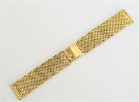 solid gold omega watch bracelet|genuine Omega Watch bands.